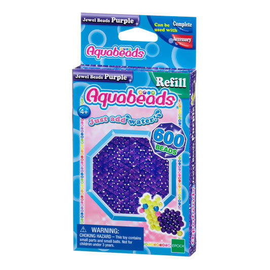♡ AQUABEADS - Recharge perles violettes à facettes ⅠⅠ Aquabeads ⅠⅠ Cailloux  Bleus